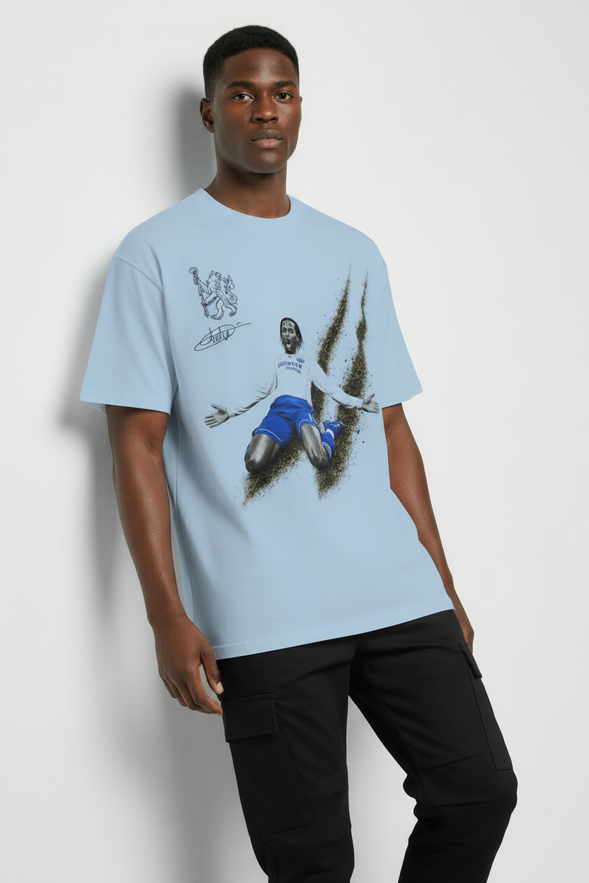 Drogba Chelsea Blau - anderer Blickwinkel