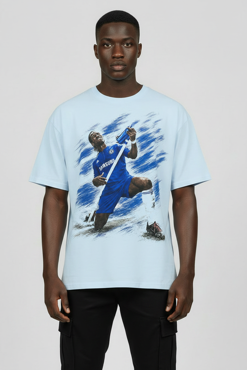 Drogba Chelsea Blau - Zoom