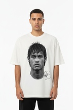 Neymar Shirt Weiß Closer Crop